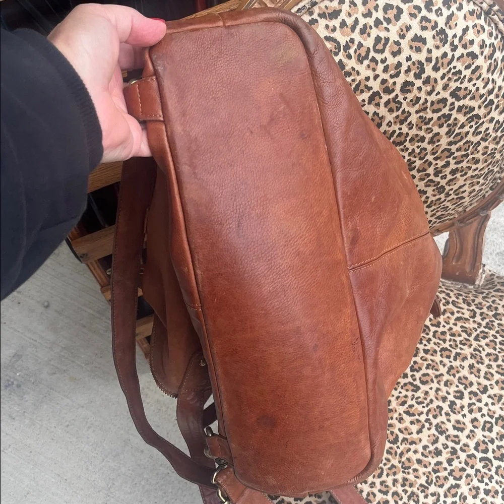 Brown Leather Tote Bag - Picture 8 of 16